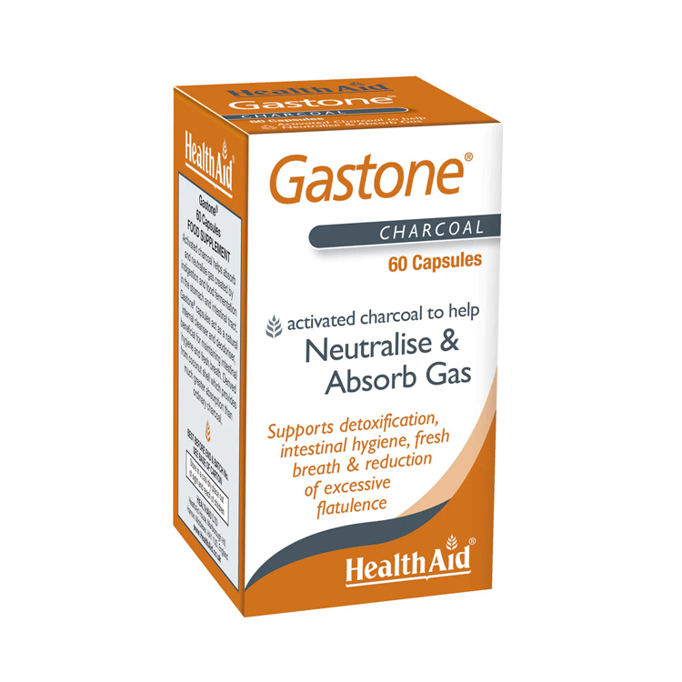 Health Aid Gastone Charcoal 60 caps